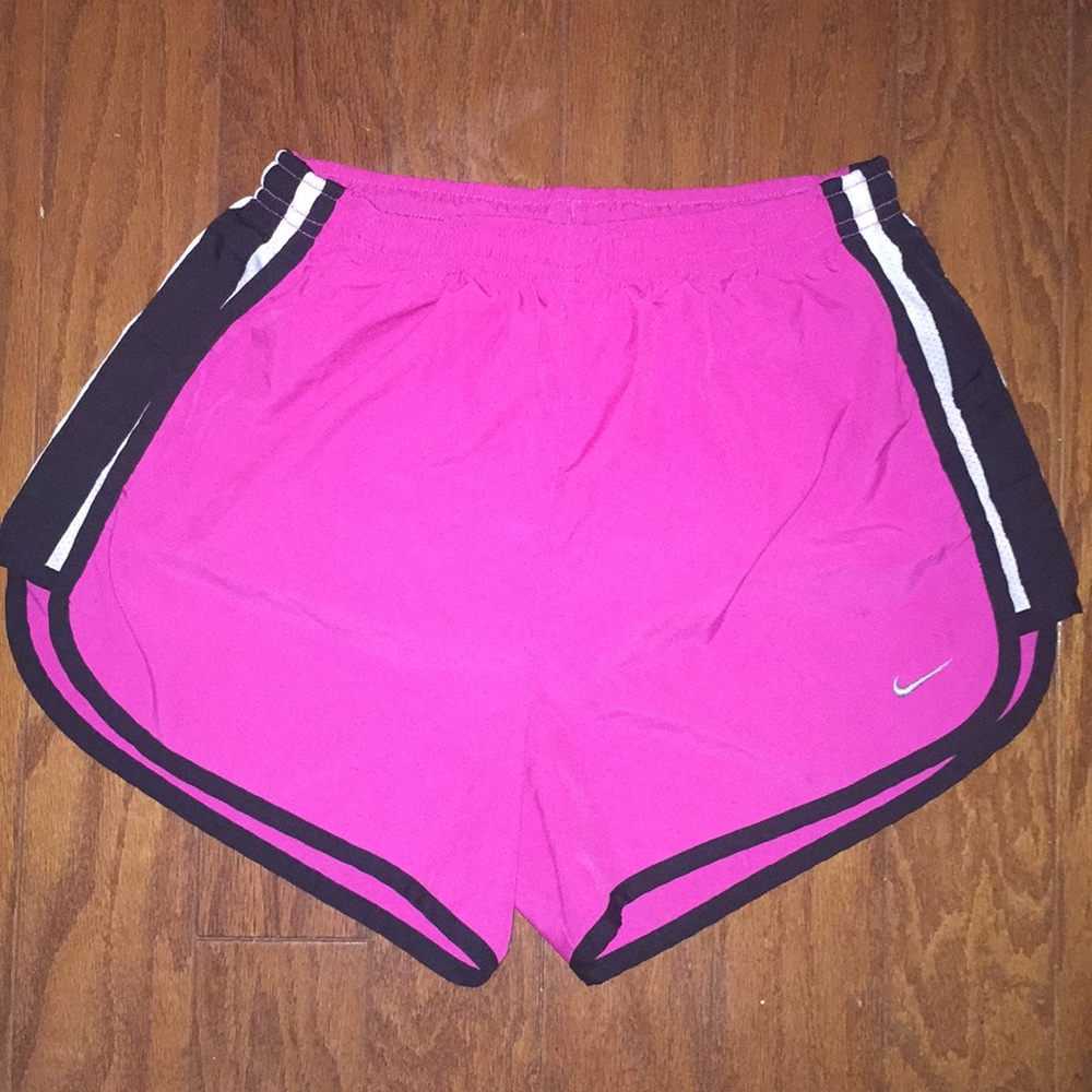 Nike Dry Fit Pink Lined Shorts XS